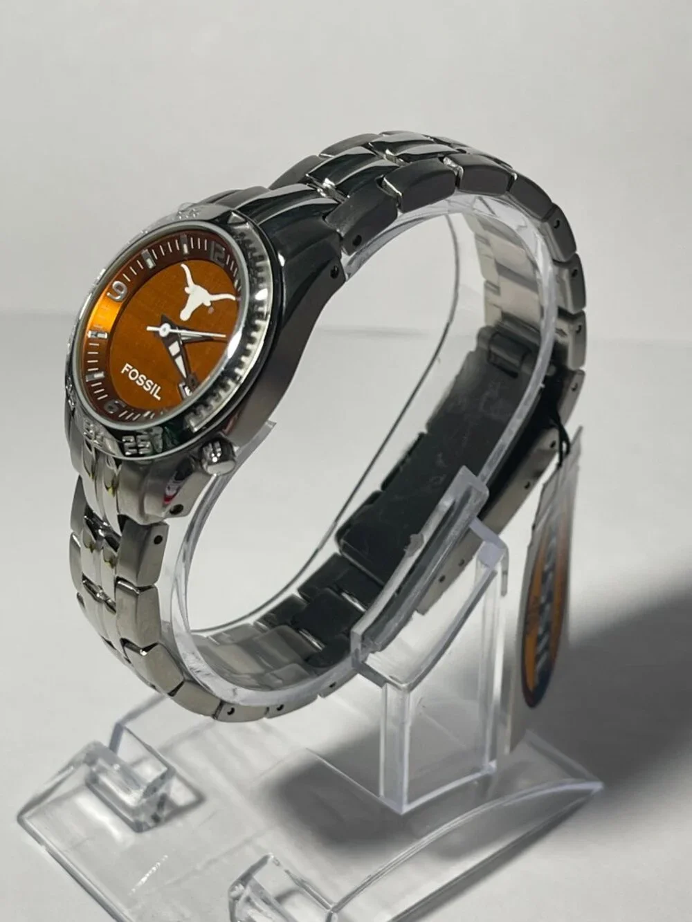 Texas Longhorns NCAA Stainless-Steel Women's Watch by Fossil NEW